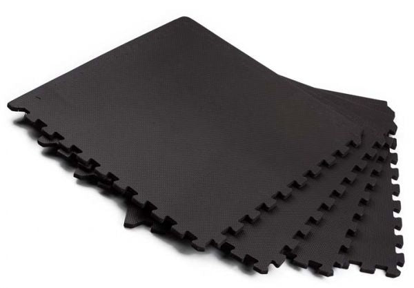 Carica immagine in Galleria Viewer, Set Tappetini Componibili Nero, dim 62x62x1,2 cm