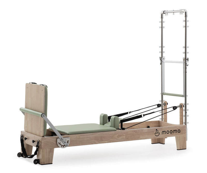 Carica immagine in Galleria Viewer, Lettino Reformer Pilates in Legno con Torre Mooma