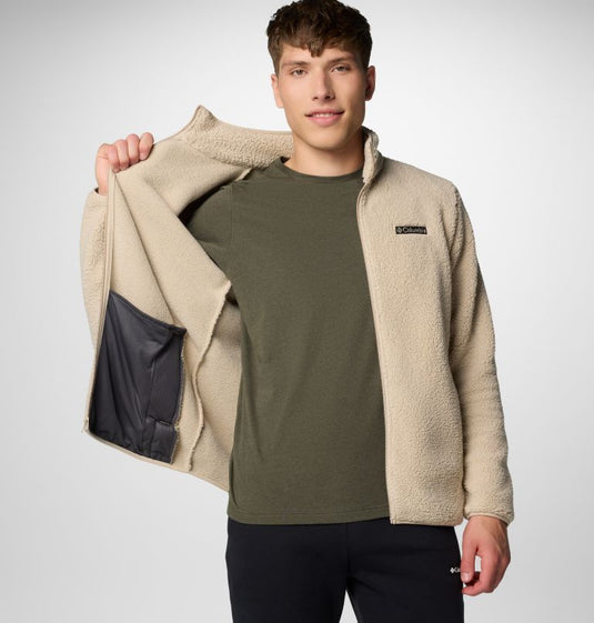 Giacca in pile Sherpa