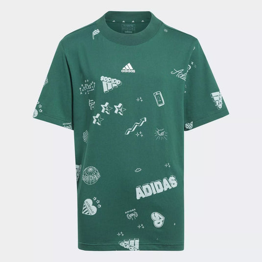 T-SHIRT ADIDAS PER BAMBINI A MANICHE CORTE