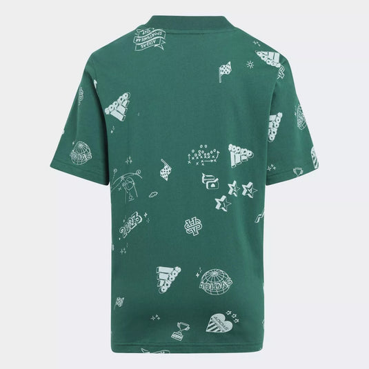 T-SHIRT ADIDAS PER BAMBINI A MANICHE CORTE