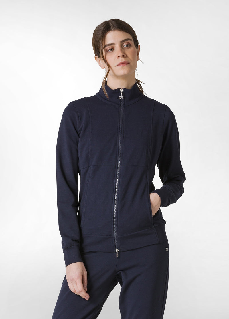 Carica immagine in Galleria Viewer, FELPA LEGGERA CORE CON ZIP