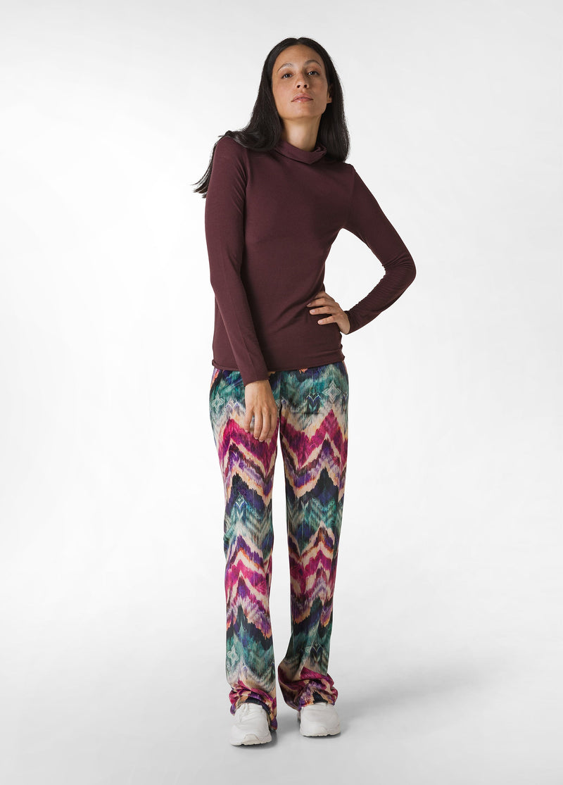 Carica immagine in Galleria Viewer, MAGLIA MANICA LUNGA E COLLO ALTO MISTO CASHMERE