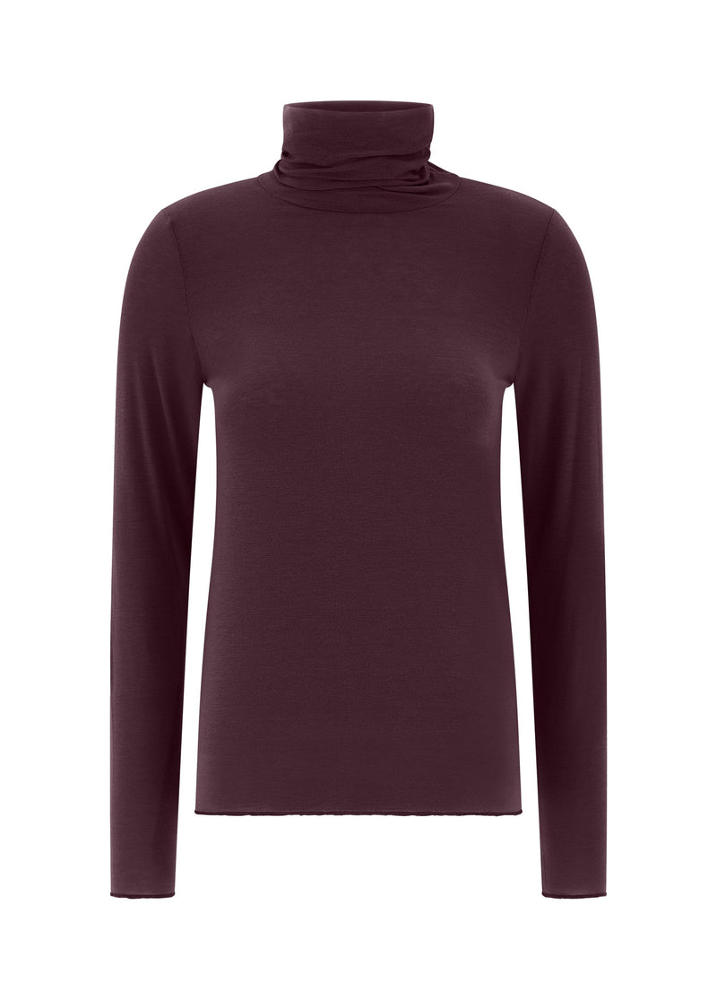 Carica immagine in Galleria Viewer, MAGLIA MANICA LUNGA E COLLO ALTO MISTO CASHMERE