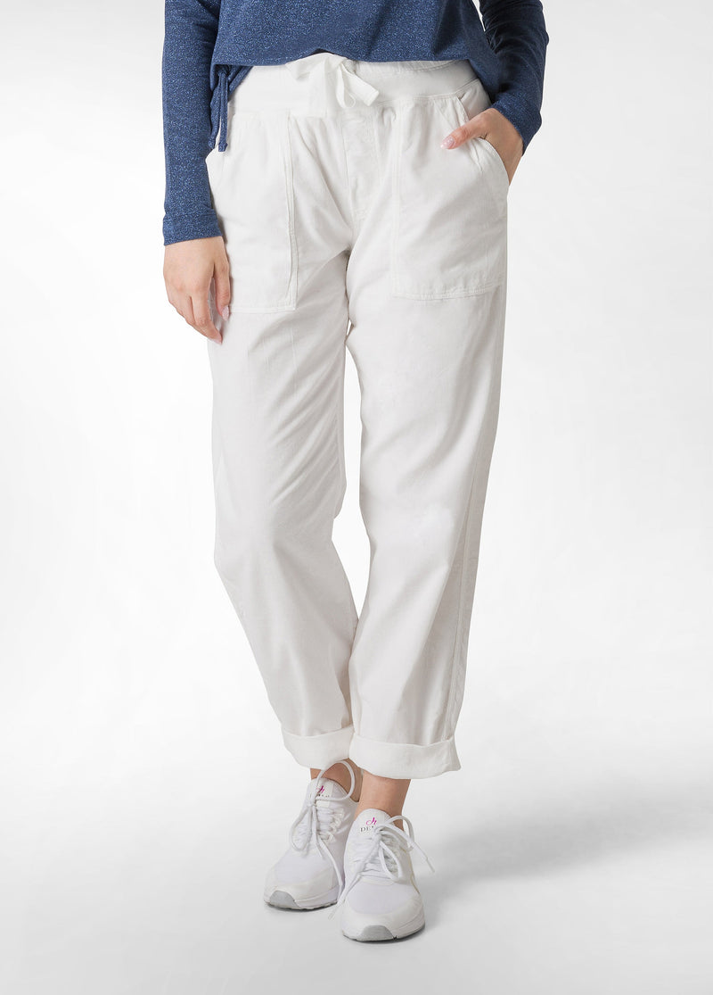 Carica immagine in Galleria Viewer, PANTALONE IN VELLUTO CON COULISSE