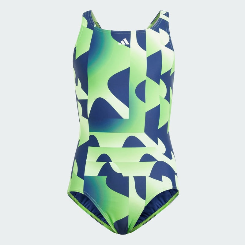 Carica immagine in Galleria Viewer, COSTUME DA BAGNO PERFORMANCE 3-STRIPES GRAPHIC JUNIOR