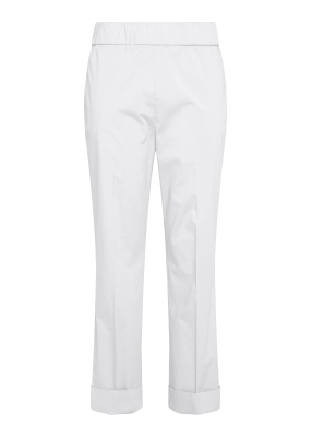 Carica immagine in Galleria Viewer, Pantaloni con risvolto Popeline