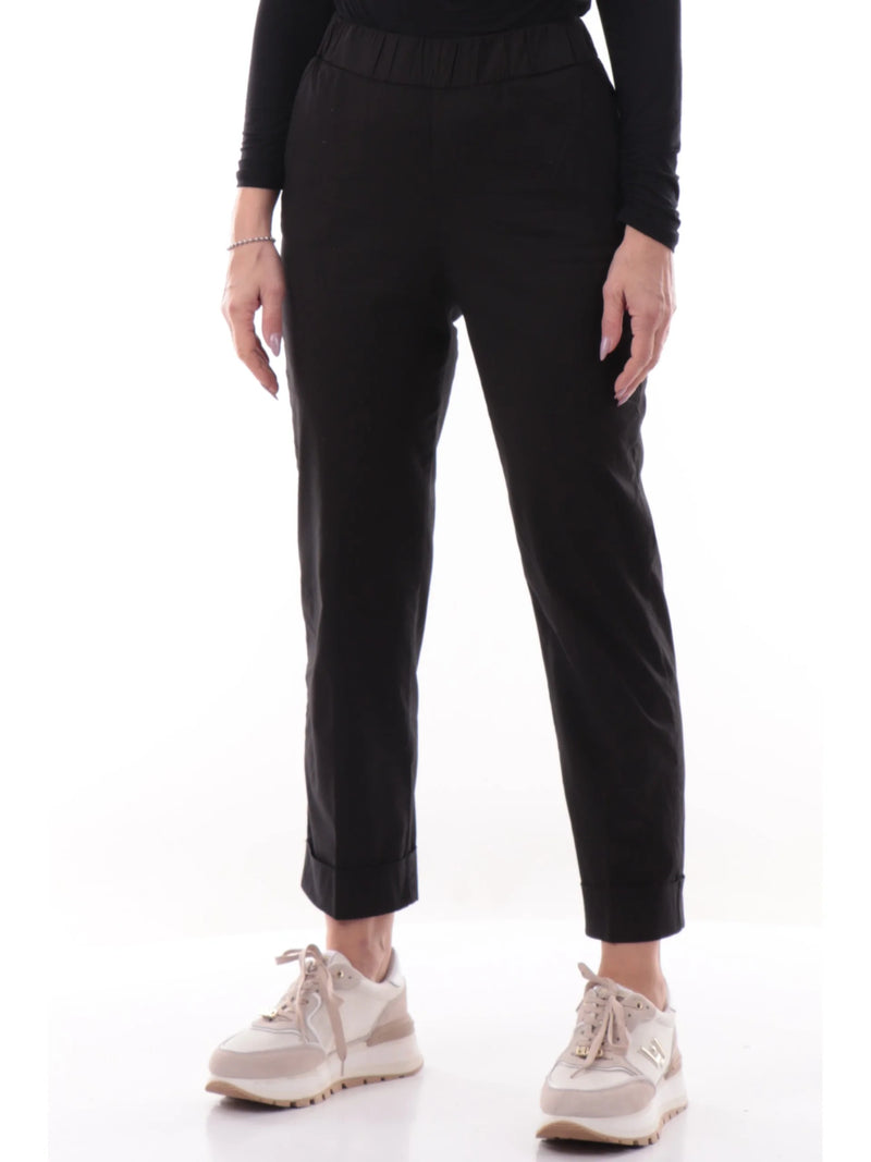 Carica immagine in Galleria Viewer, Pantaloni con risvolto Popeline