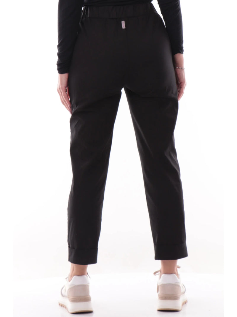 Carica immagine in Galleria Viewer, Pantaloni con risvolto Popeline