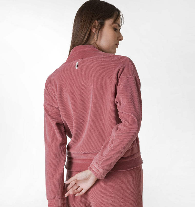 Carica immagine in Galleria Viewer, FELPA CON ZIP IN CINIGLIA VELOUR