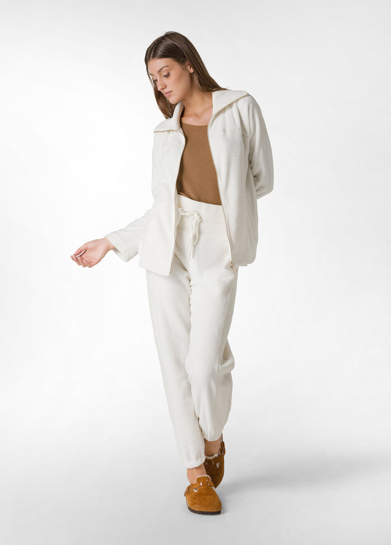 Carica immagine in Galleria Viewer, GIACCA IN PELLICCIA DI PILE BIANCO