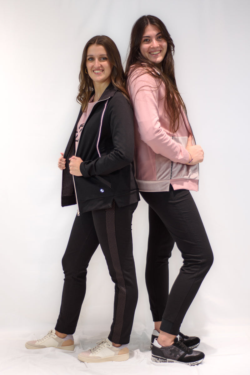 Carica immagine in Galleria Viewer, Tuta ciniglia full zip