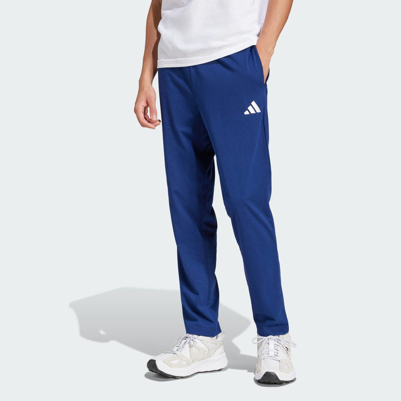 Carica immagine in Galleria Viewer, Pantaloni Essentials in jersey singolo con piccolo logo