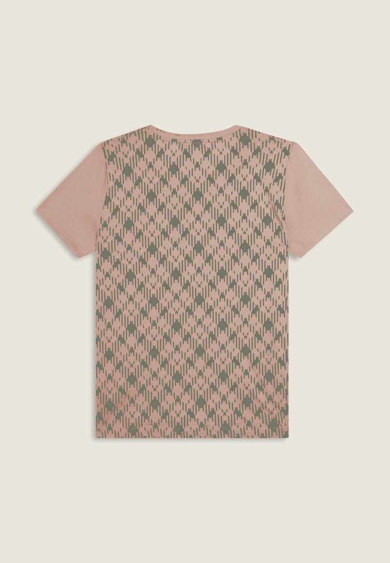 Carica immagine in Galleria Viewer, T-shirt raglan con inserto geometrico