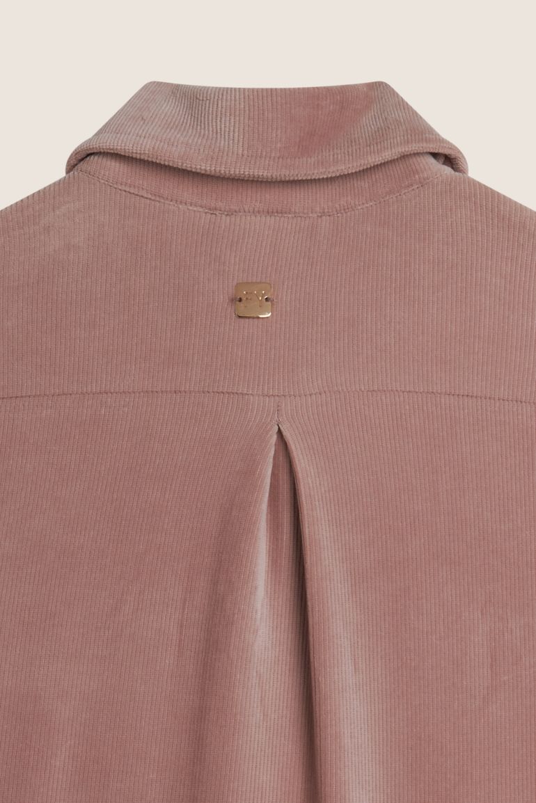 Carica immagine in Galleria Viewer, Camicia comfort fit in velluto mille righe