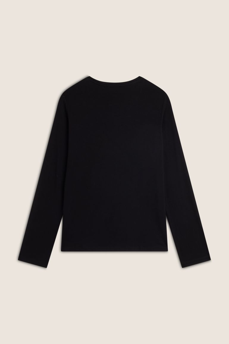 Carica immagine in Galleria Viewer, T-shirt donna manica lunga con stampa animalier oro rosa