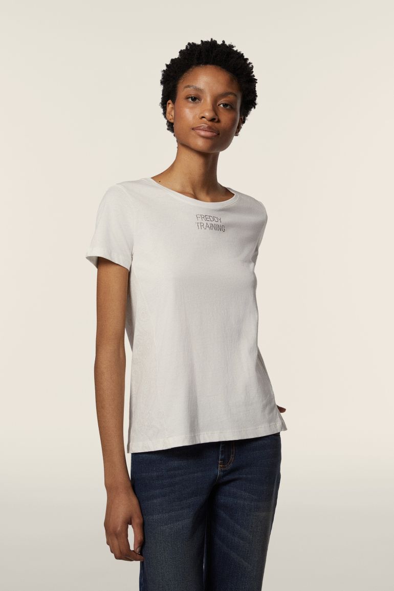 Carica immagine in Galleria Viewer, T-shirt donna in jersey