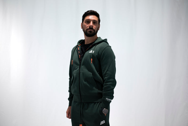 Carica immagine in Galleria Viewer, Felpa in cotone con cappuccio