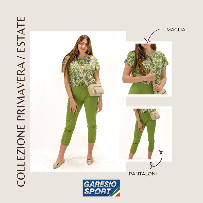 Carica immagine in Galleria Viewer, PANTALONE CON RISVOLTO BENGALINA