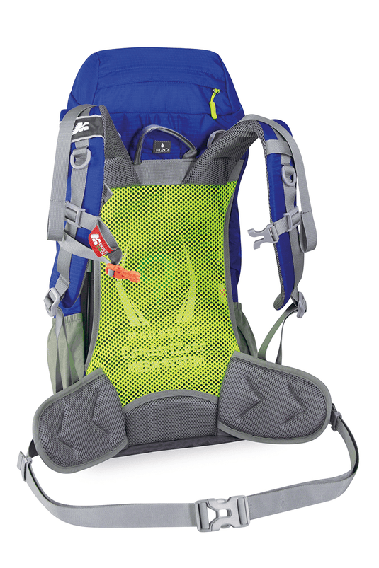 Zaino da trekking colorato e minimale