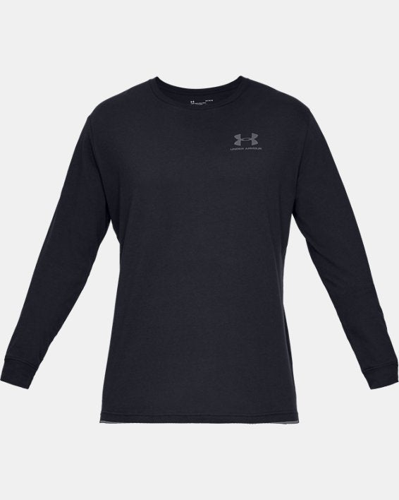 Carica immagine in Galleria Viewer, T-SHIRT a manica lunga UA Sportstyle Left Chest da uomo