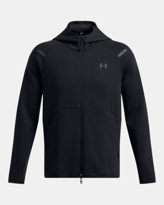 Carica immagine in Galleria Viewer, Felpa con cappuccio UA Unstoppable Fleece Full-Zip da uomo