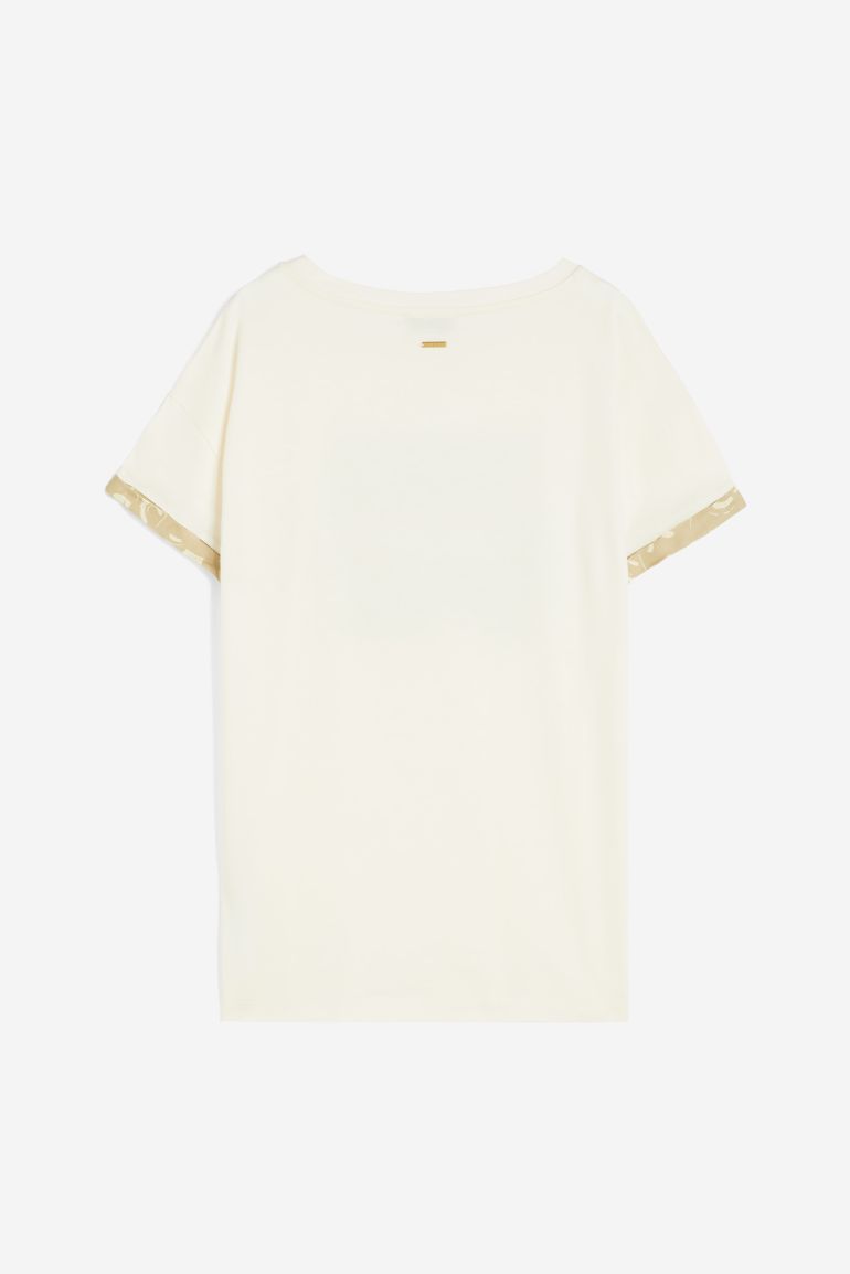 Carica immagine in Galleria Viewer, T-shirt FREDDY da donna in jersey modal con grafiche tropical