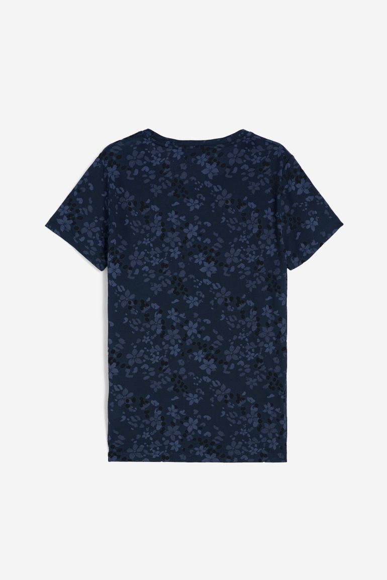 Carica immagine in Galleria Viewer, T-shirt comfort FREDDY in jersey leggero stampa floreale allover