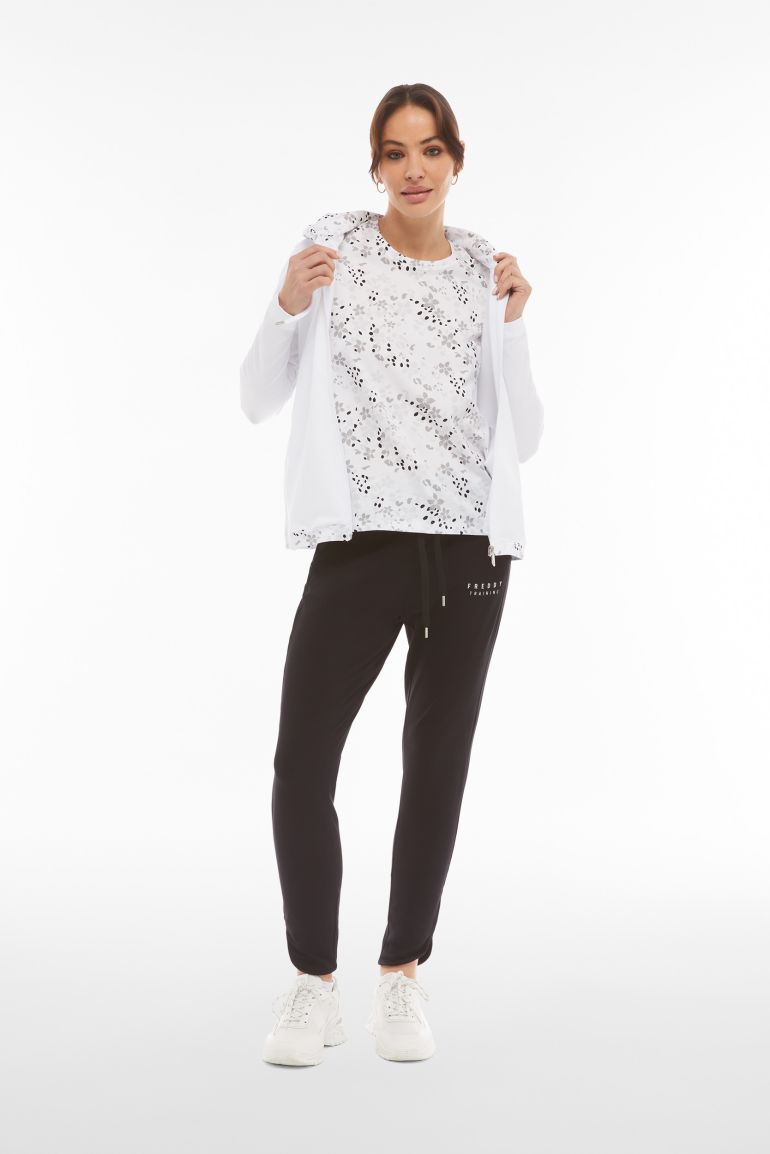 Carica immagine in Galleria Viewer, T-shirt comfort FREDDY in jersey leggero stampa floreale allover