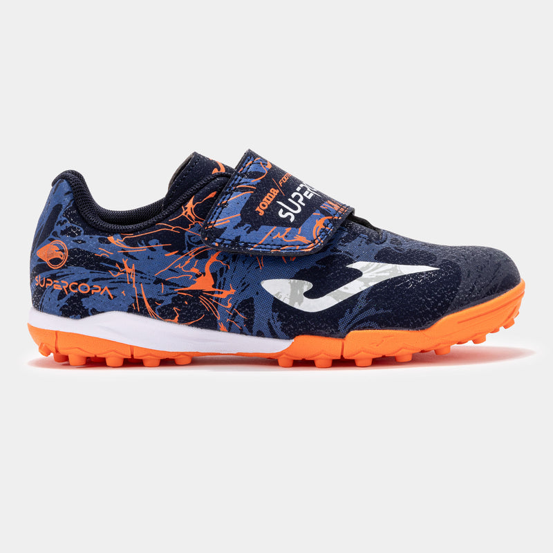 Carica immagine in Galleria Viewer, SCARPE CALCIO SUPER COPA JR 24 TURF JUNIOR BLU NAVY