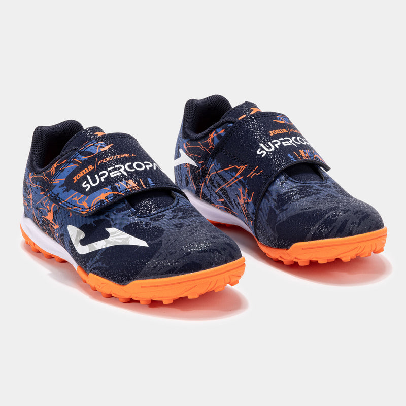 Carica immagine in Galleria Viewer, SCARPE CALCIO SUPER COPA JR 24 TURF JUNIOR BLU NAVY