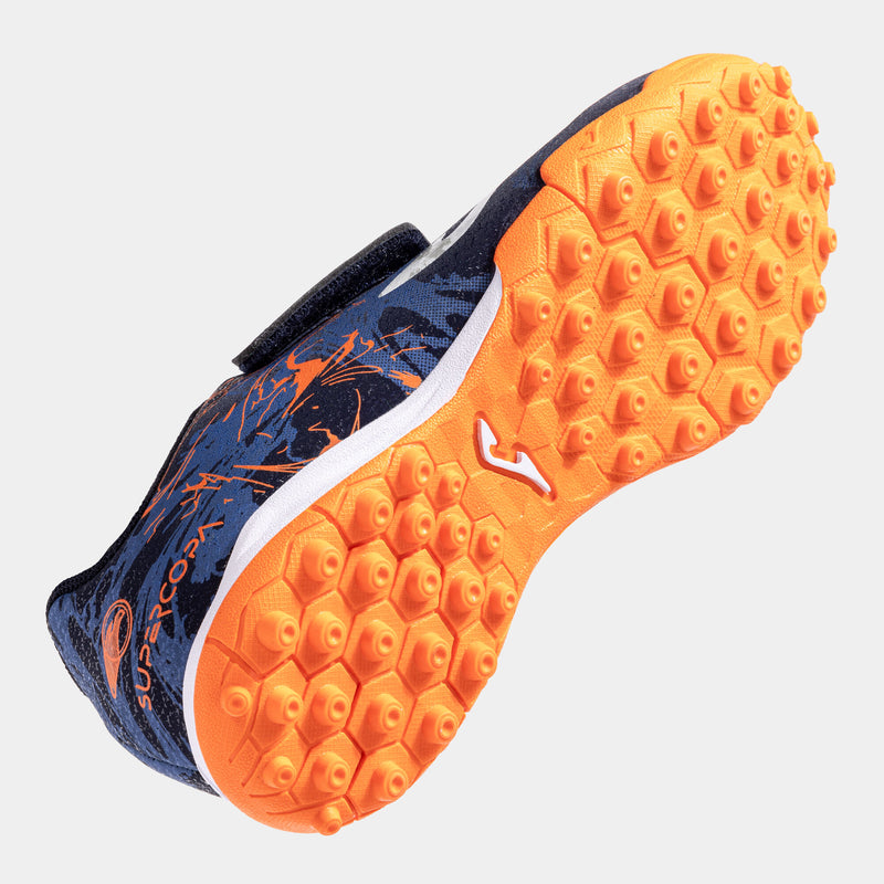 Carica immagine in Galleria Viewer, SCARPE CALCIO SUPER COPA JR 24 TURF JUNIOR BLU NAVY
