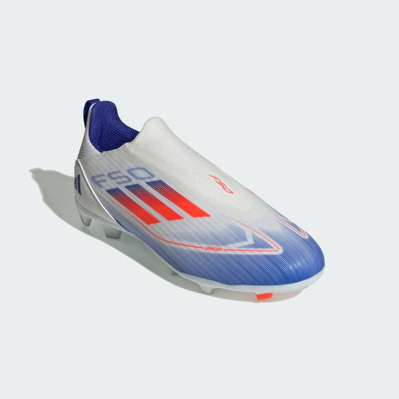 Carica immagine in Galleria Viewer, Scarpe da calcio F50 League Laceless Firm/Multi-Ground Kids