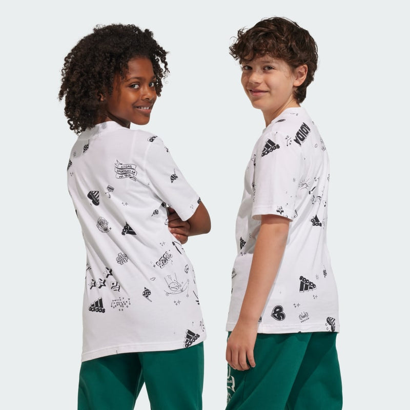 Carica immagine in Galleria Viewer, T-SHIRT ADIDAS PER BAMBINI A MANICHE CORTE