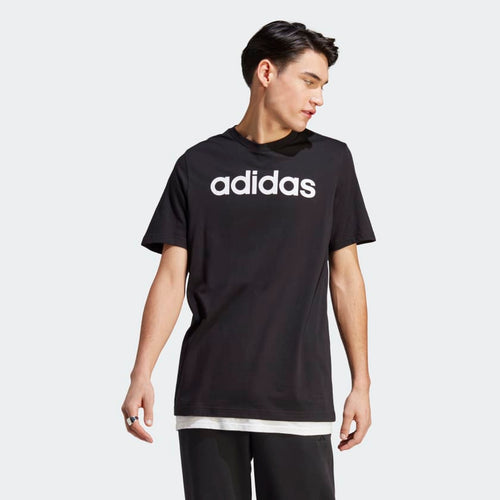 T-SHIRT ESSENTIALS SINGLE JERSEY LINEAR EMBROIDERED LOGO