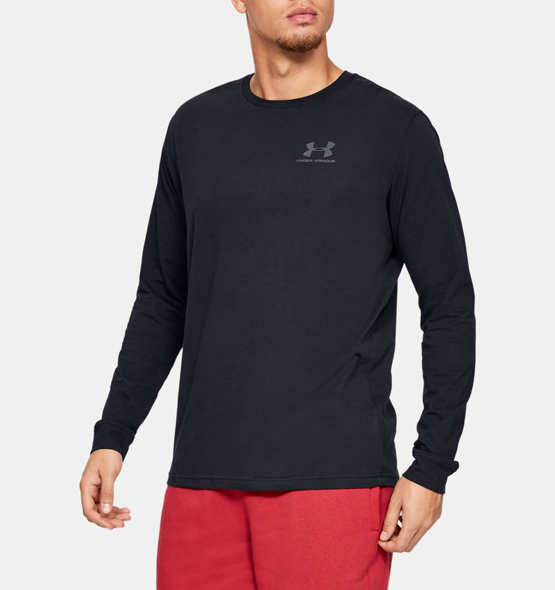 Carica immagine in Galleria Viewer, T-SHIRT a manica lunga UA Sportstyle Left Chest da uomo