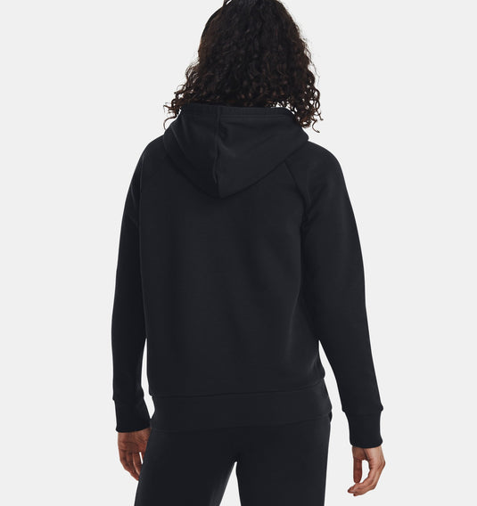 Felpa con cappuccio UA Rival Fleece Big Logo da donna