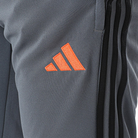 Tuta sportiva Tiro Stripe JD0468 Grigio antracite
