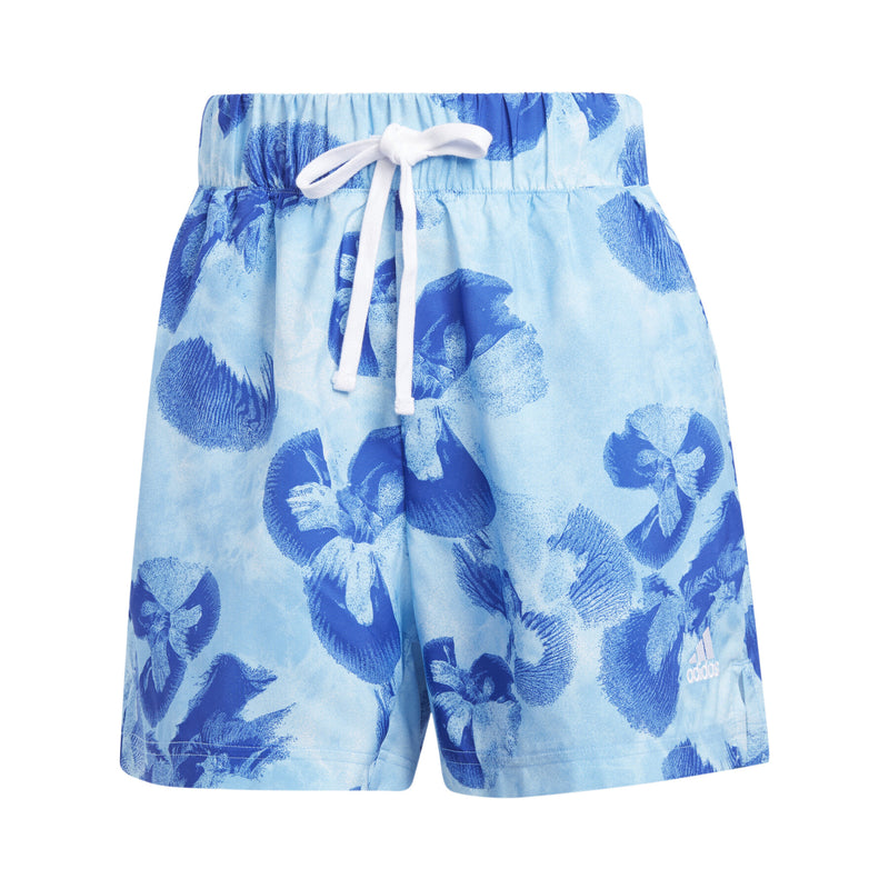 Carica immagine in Galleria Viewer, Pantaloncini da donna in tessuto adidas Floral Graphic
