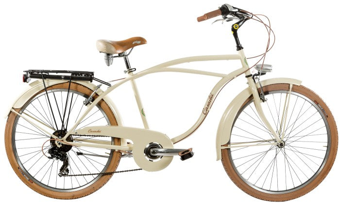Carica immagine in Galleria Viewer, Bici UOMO Cruiser 26'' 7V Acciaio Cicli Casadei