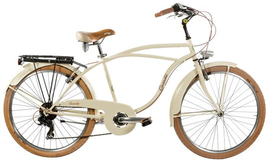 Bici UOMO Cruiser 26'' 7V Acciaio Cicli Casadei