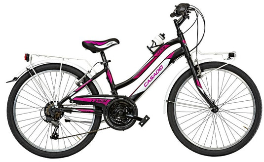 Bici Ragazza City Lincy 24'' Acciaio - 18V Cicli Casadei