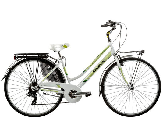 Bici Donna Acciaio Moving Lusso 28'' 6V Cicli Casadei
