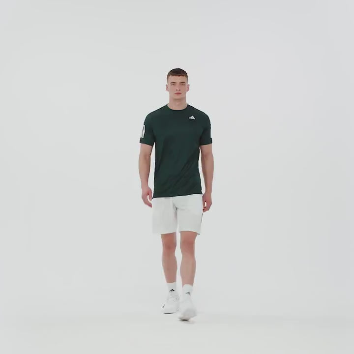 Carica e riproduci video in Gallery Viewer, T-shirt da tennis Club Climacool 3-Stripes