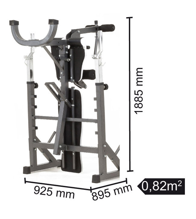 Carica immagine in Galleria Viewer, Panca WBX-90 con supporto bilanciere
