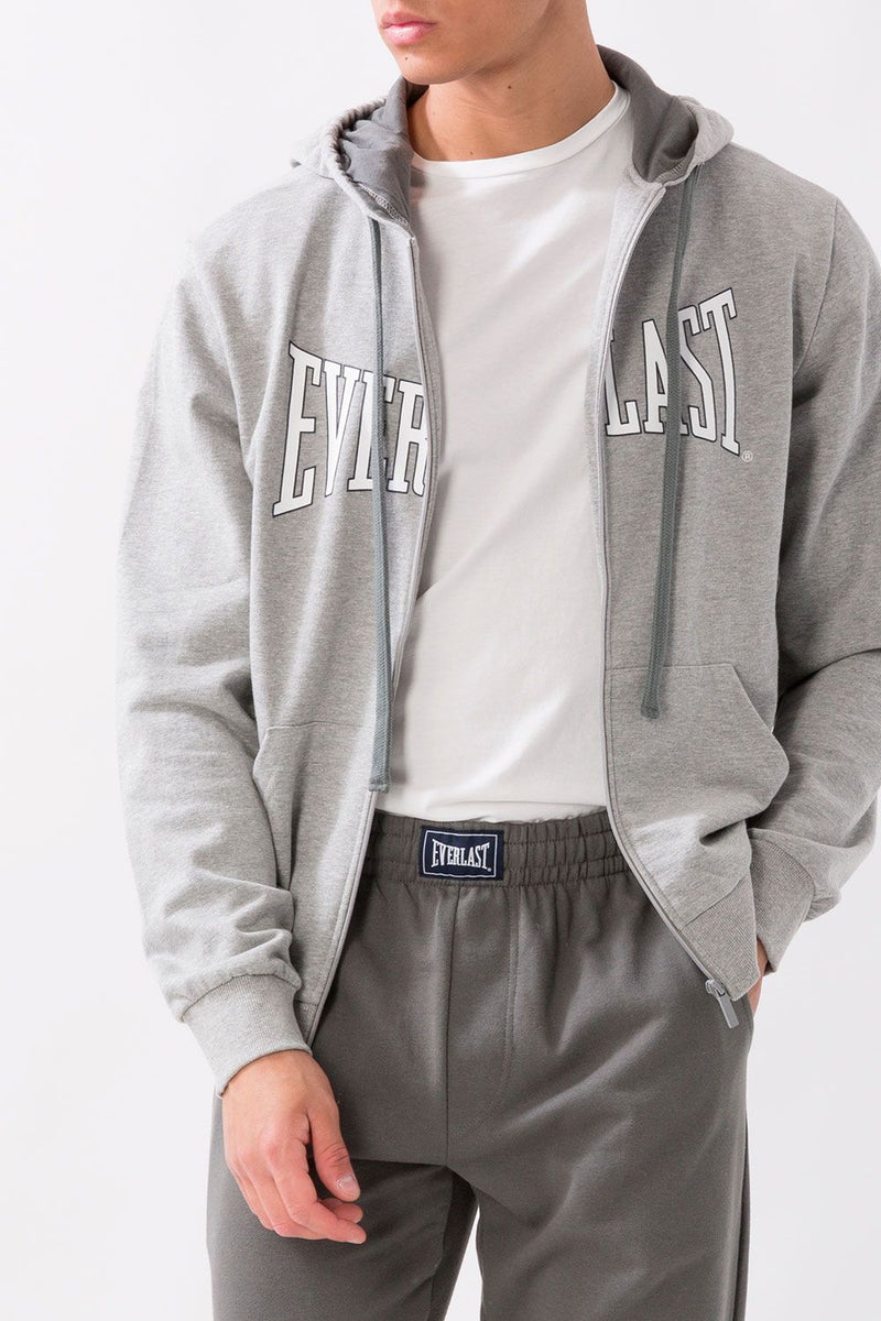 Carica immagine in Galleria Viewer, TUTA IN JERSEY CON GIACCA FULL ZIP E CAPPUCCIO