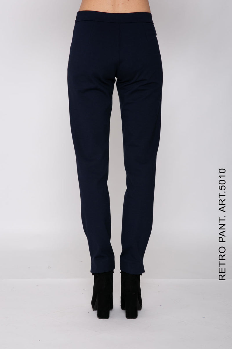 Carica immagine in Galleria Viewer, Pantalone punto milano modello ZURIGO blu
