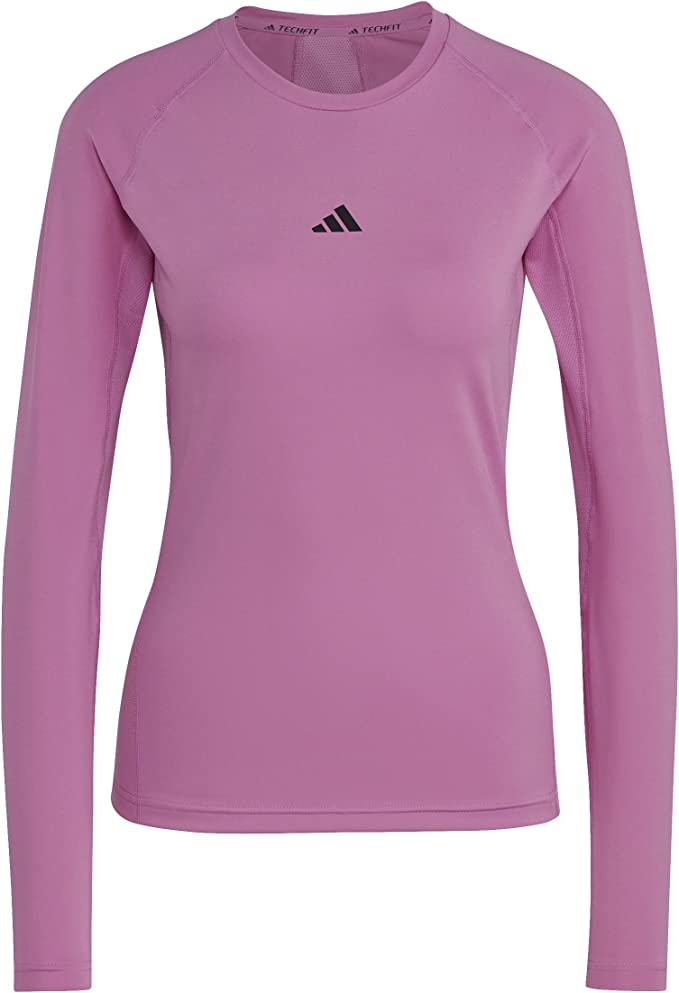 Carica immagine in Galleria Viewer, T-SHIRT Adidas Maglietta A Maniche Lunghe Techfit