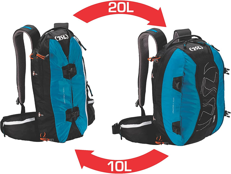 Carica immagine in Galleria Viewer, ZAINO DRAGONFLY 10/20 BLACK&BLUE