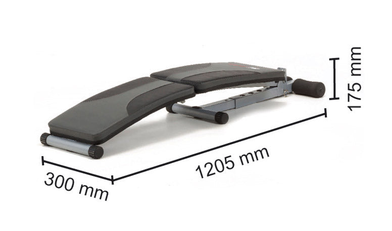 Carica immagine in Galleria Viewer, Panca addominali inclinata richiudibile e pieghevole salvaspazio WBK-200